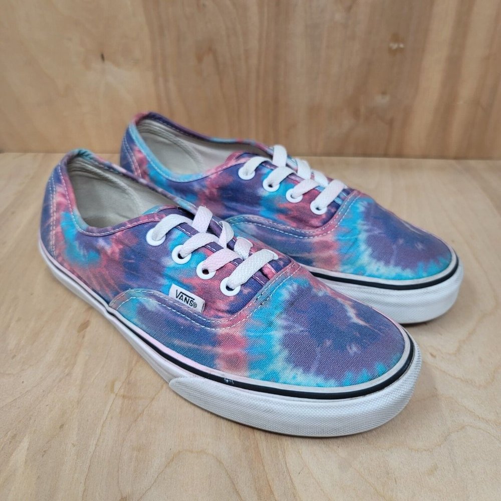 Vans Womens Shoes Size 7.5‎ M Tie Dye Casual Low Top Sneakers